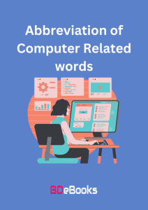 Abbreviation of Computer Related words, book cover