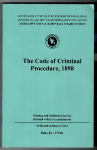 The code of Criminal Procedure 1898, বইয়ের প্রচ্ছদ