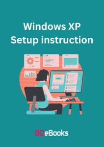 Windows XP Setup instruction, book cover