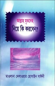 Allah Mritodeho Niye Ki Korben by Delwar Hossain Sayeedi, বইয়ের প্রচ্ছদ