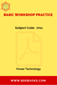 Basic Workshop Practice (7011) – Power Technology, বইয়ের প্রচ্ছদ