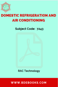 Domestic Refrigeration And Air Conditioning (7241)