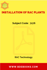 Installation of RAC Plants (7276), বইয়ের প্রচ্ছদ