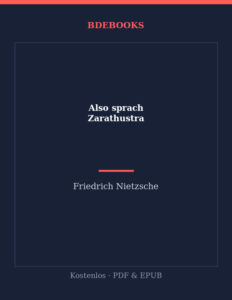 Also sprach Zarathustra von Friedrich Nietzsche – Buchcover