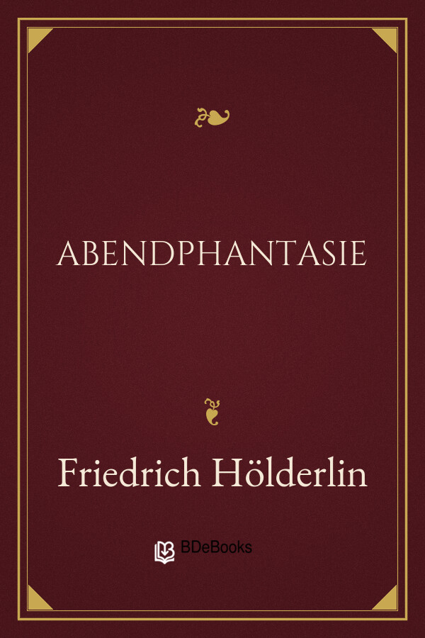 Buchcover: Abendphantasie von Friedrich Hölderlin