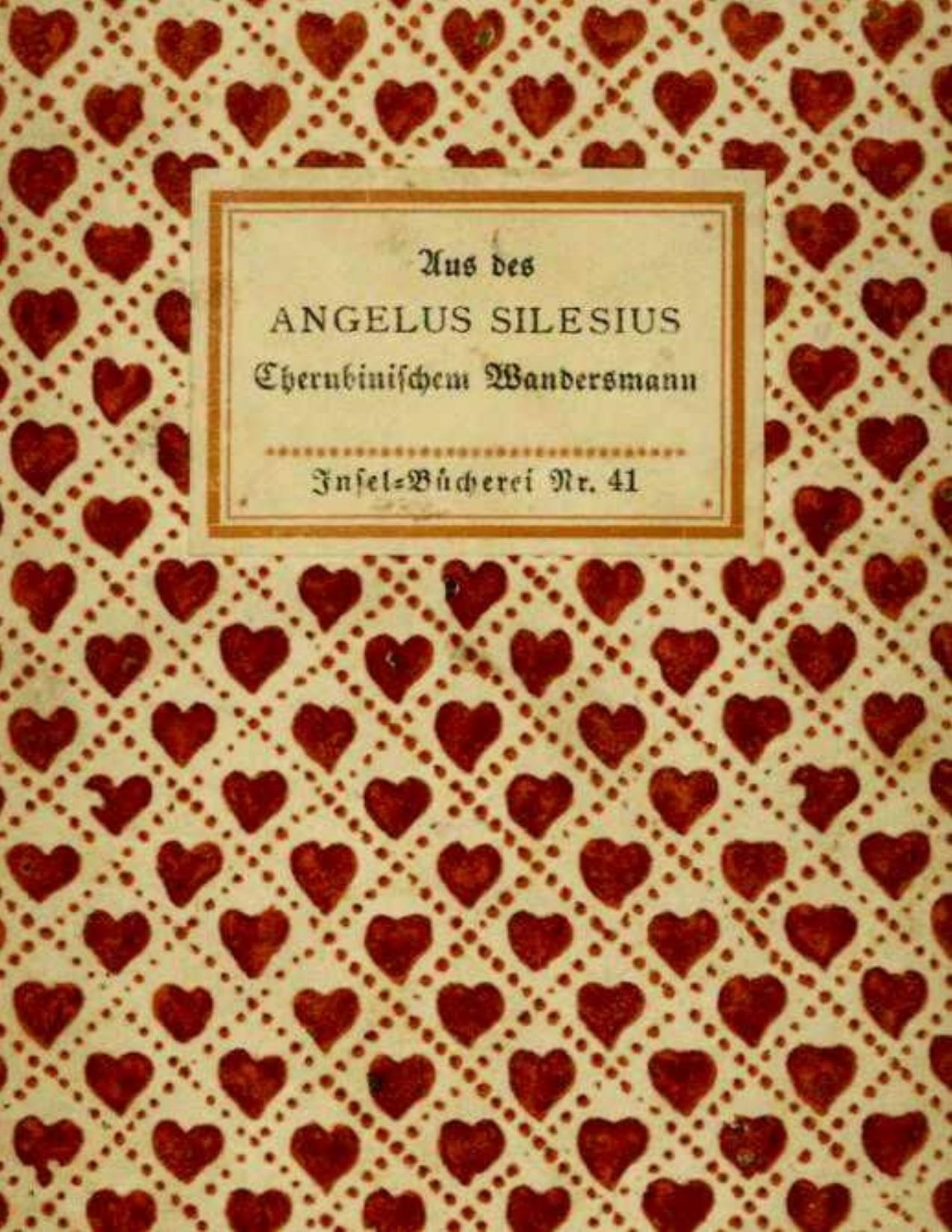 Buchcover: Aus des Angelus Silesius Cherubinischem Wandersmann von Angelus Silesius