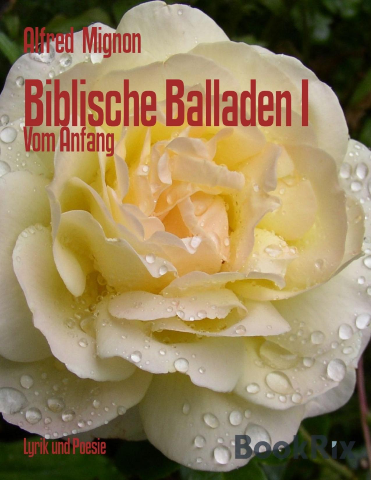 Buchcover: Biblische Balladen I von Alfred Mignon