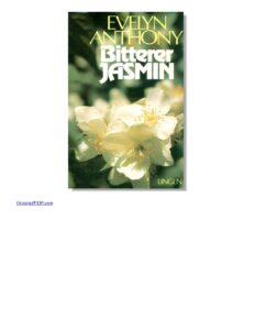 Bitterer Jasmin, Buchcover