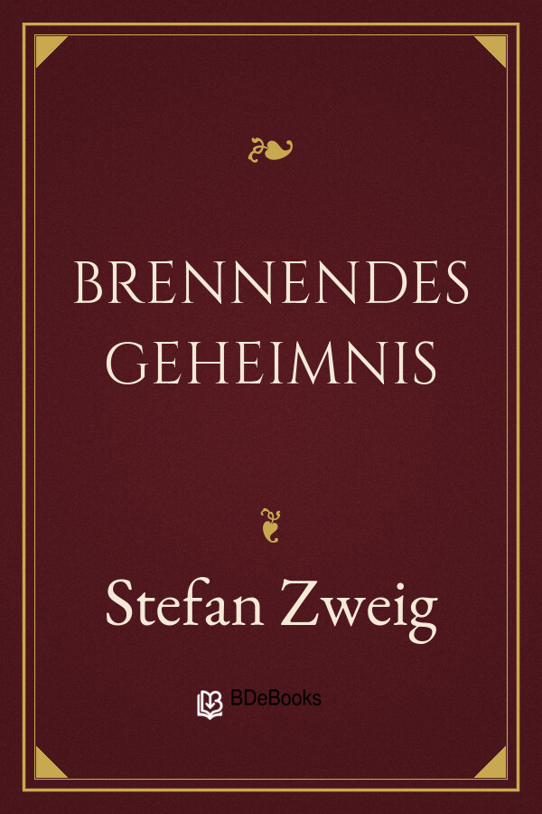 Buchcover: Brennendes Geheimnis von Stefan Zweig