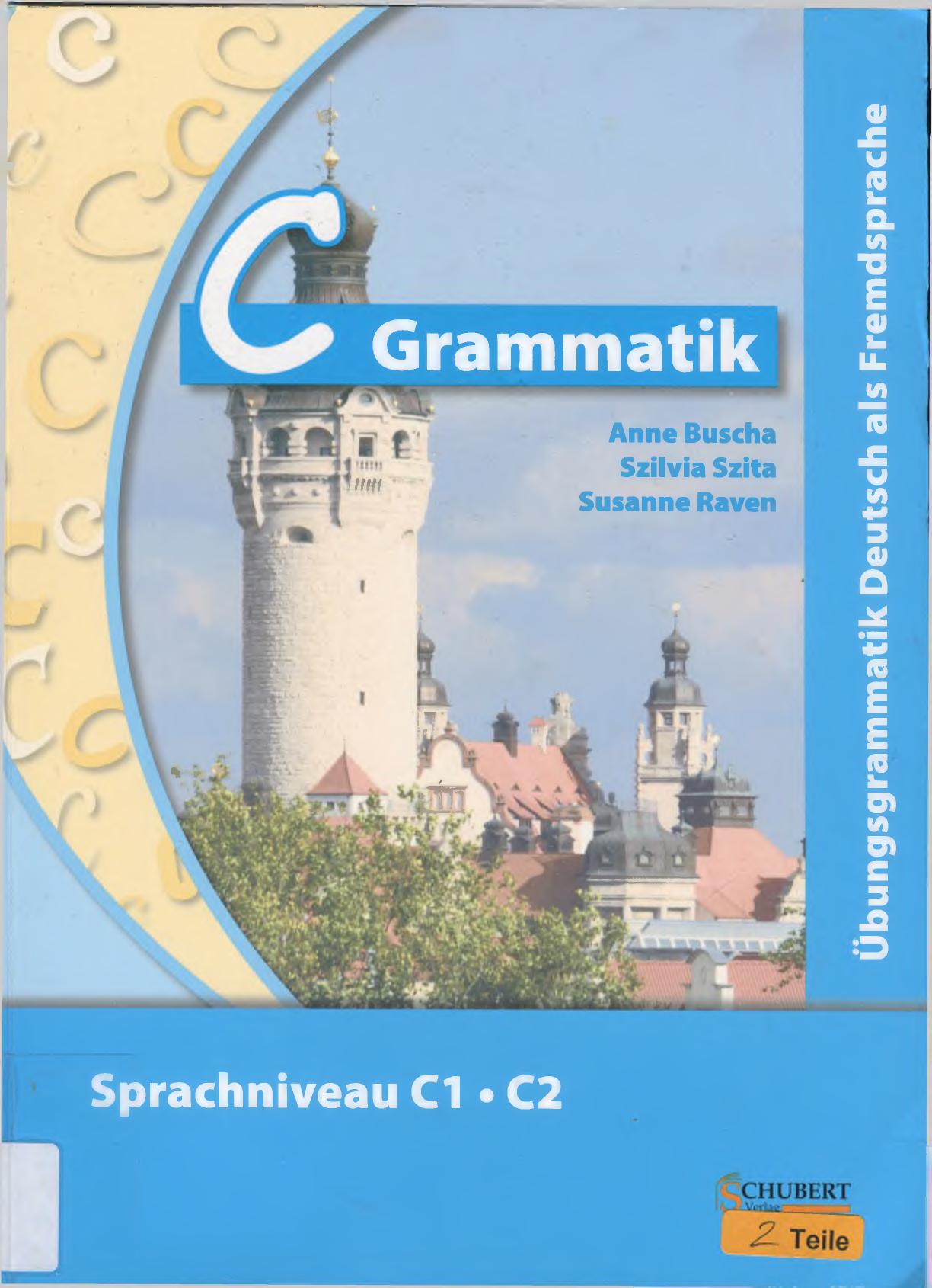 Buchcover: C-Grammatik, Übungsgrammatik Deutsch als Fremdsprache von Anne Buscha