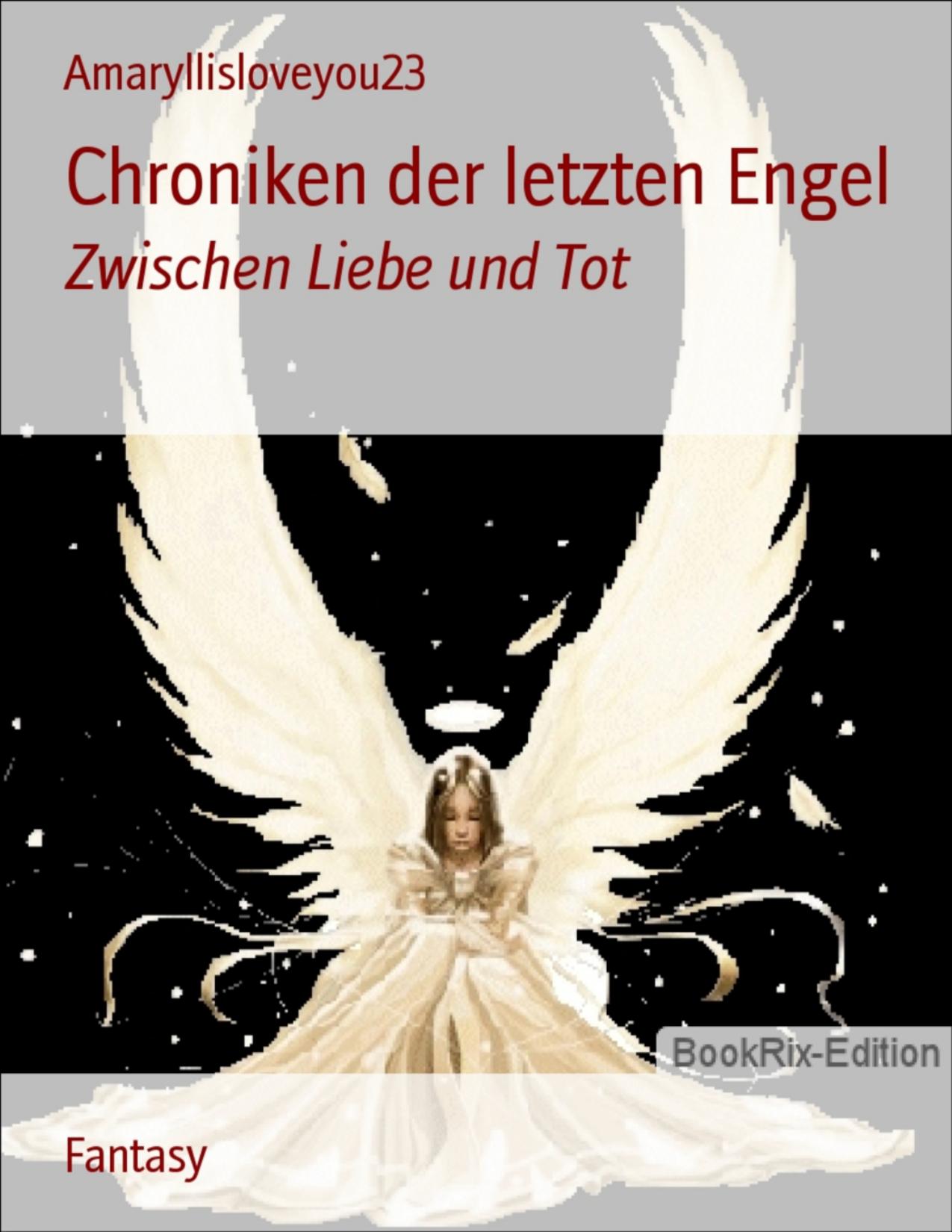 Buchcover: Chroniken der letzten Engel, Zwischen Liebe und Tod von Amaryllisloveyou23