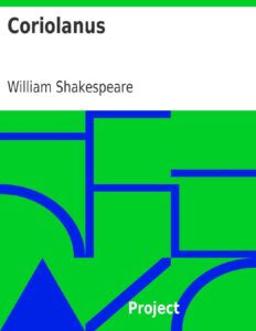 Coriolanus by William Shakespeare, book cover