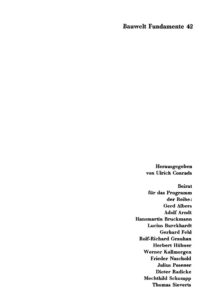 Das Buch vom Bauen by Alexander Schwab, book cover