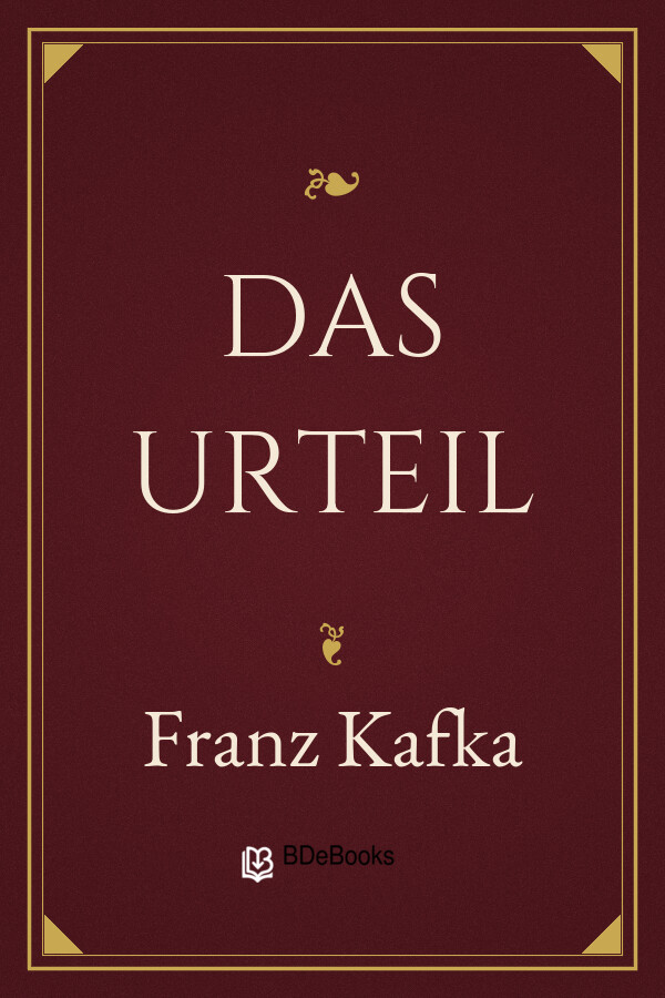 Buchcover: Das Urteil von Franz Kafka