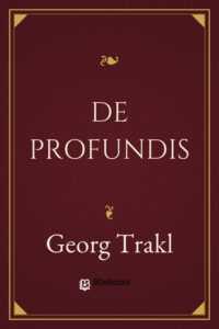 De Profundis by Georg Trakl, book cover