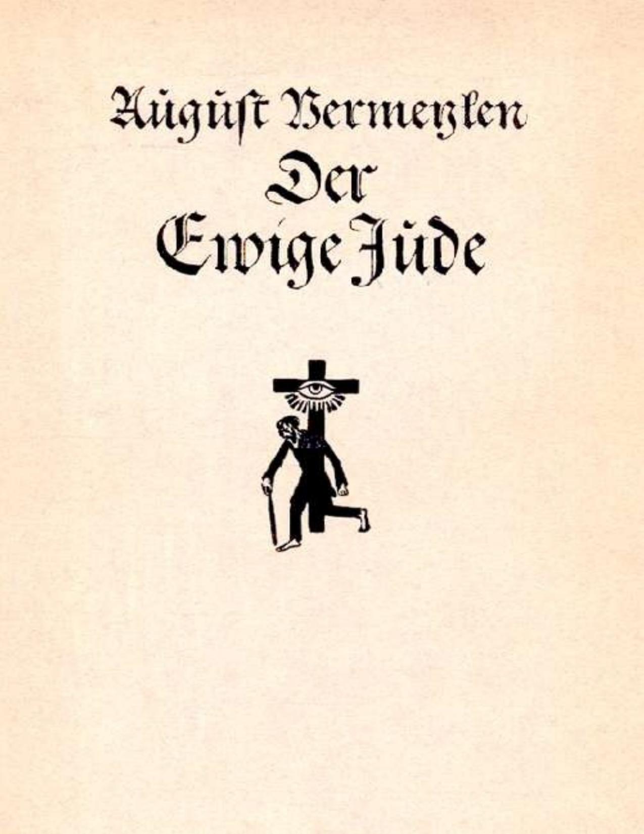 Buchcover: Der Ewige Jude von August Vermeylen