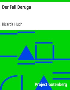 Der Fall Deruga, Buchcover