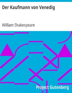 Der Kaufmann von Venedig by William Shakespeare, book cover