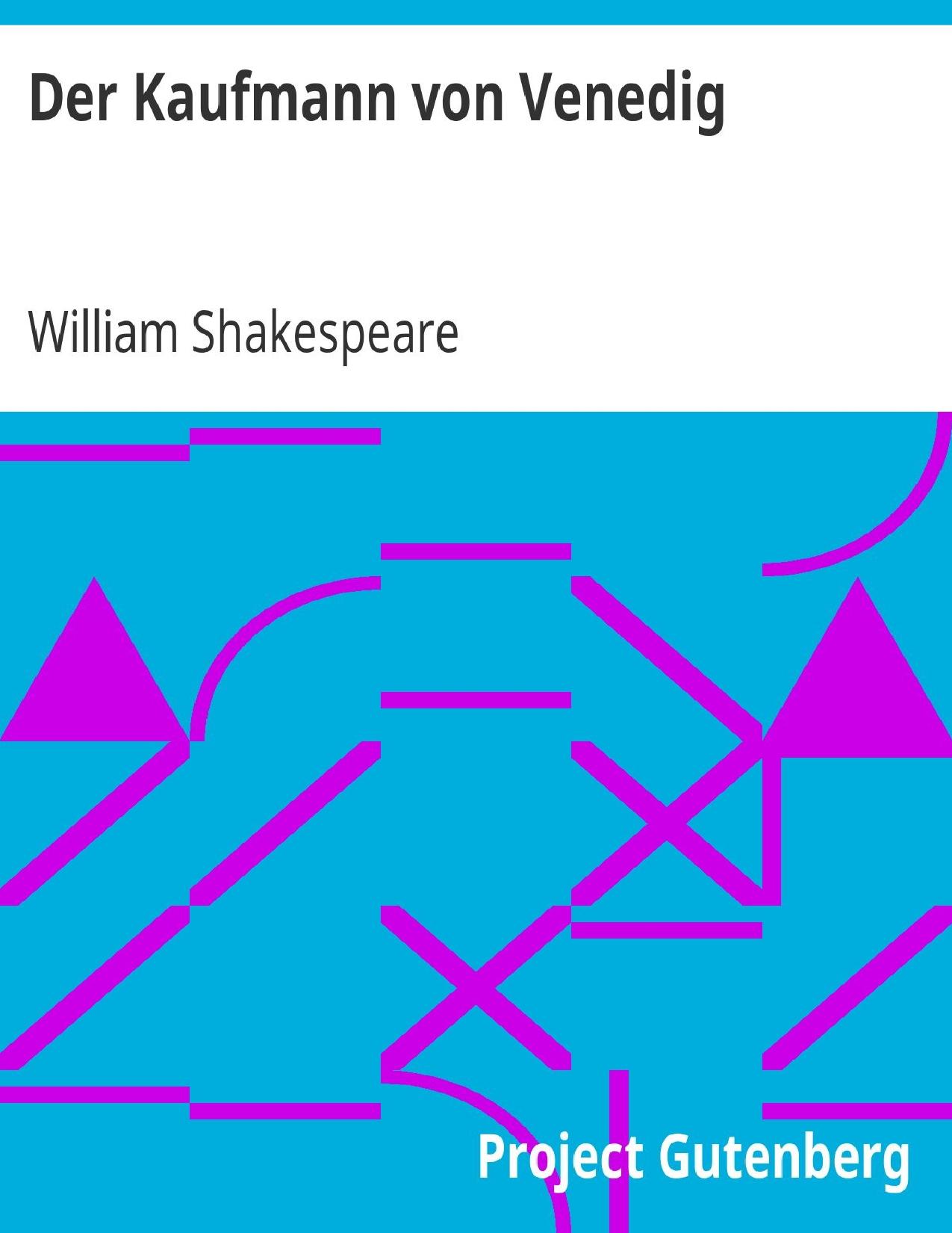 Buchcover: Der Kaufmann von Venedig von William Shakespeare