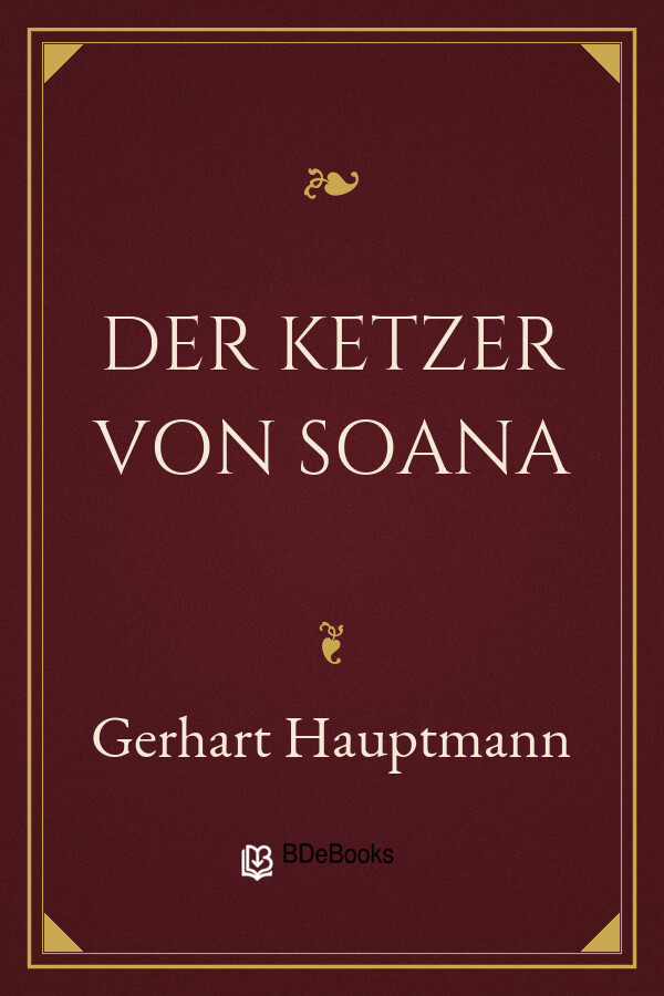 Buchcover: Der Ketzer von Soana von Gerhart Hauptmann