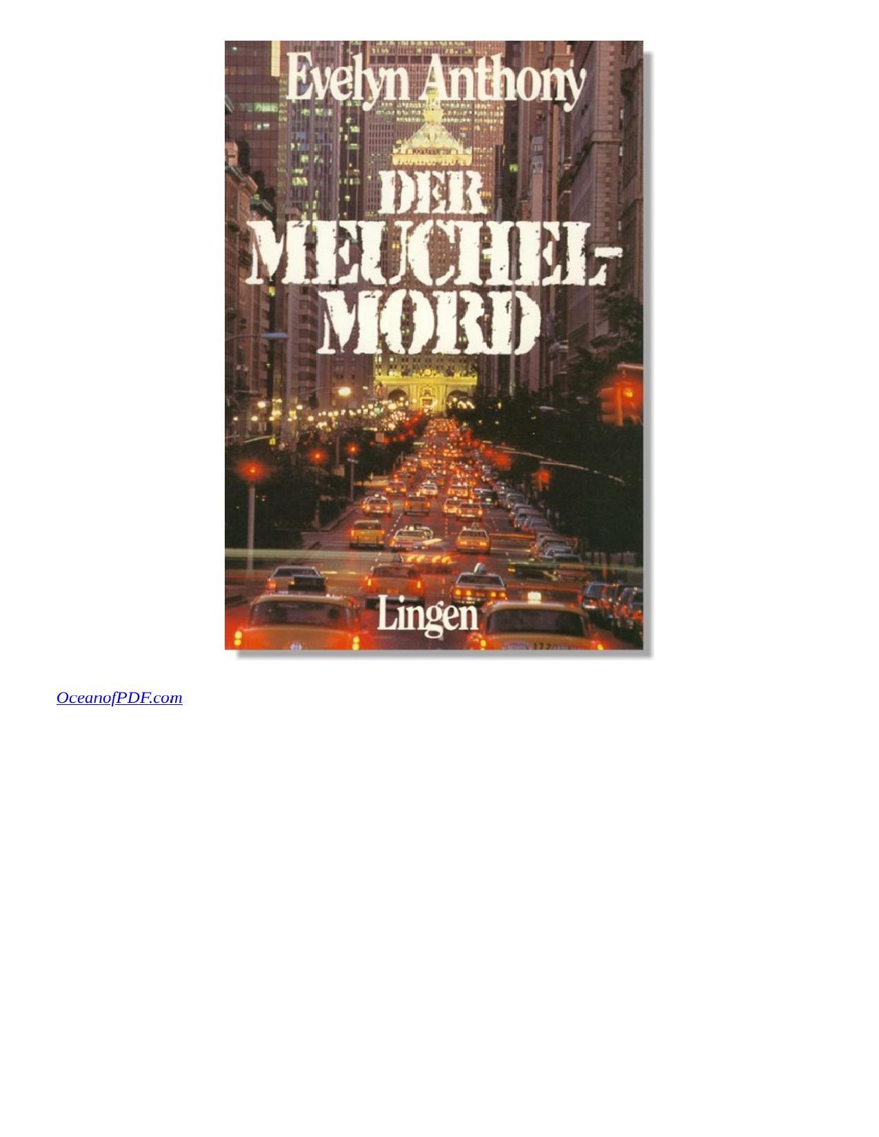 Buchcover: Der Meuchelmord von Anthony Evelyn