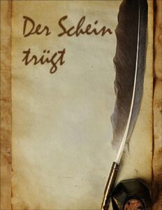 Der Schein trügt by Alena, book cover