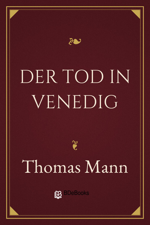 Buchcover: Der Tod in Venedig von Thomas Mann