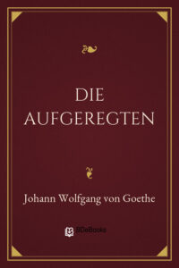 Die Aufgeregten by Johann Wolfgang von Goethe, book cover