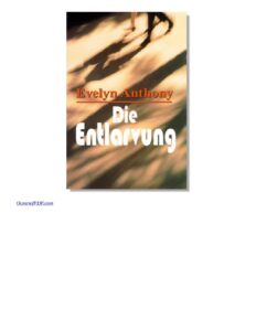 Die Entlarvung, Buchcover