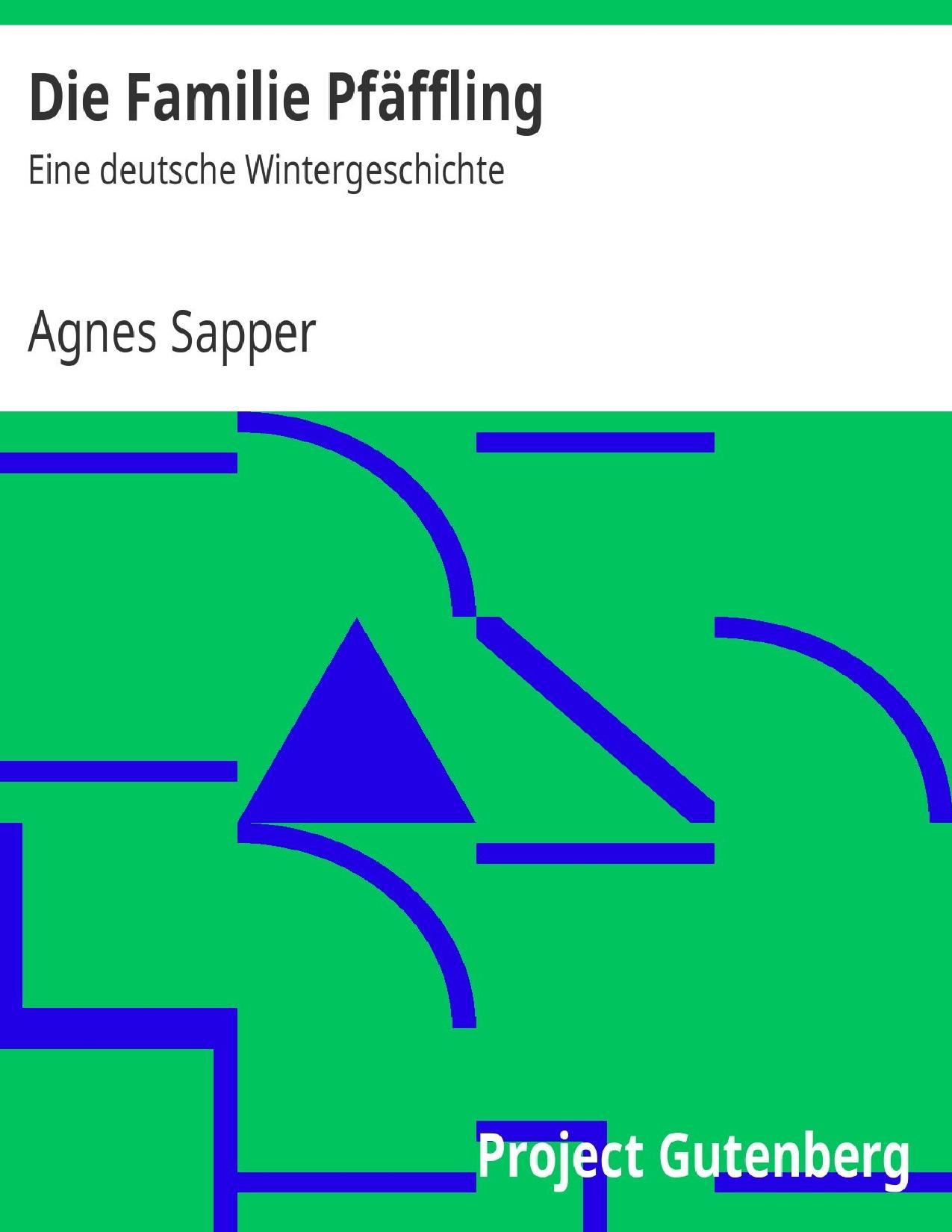 Buchcover: Die Familie Pfäffling von Agnes Sapper