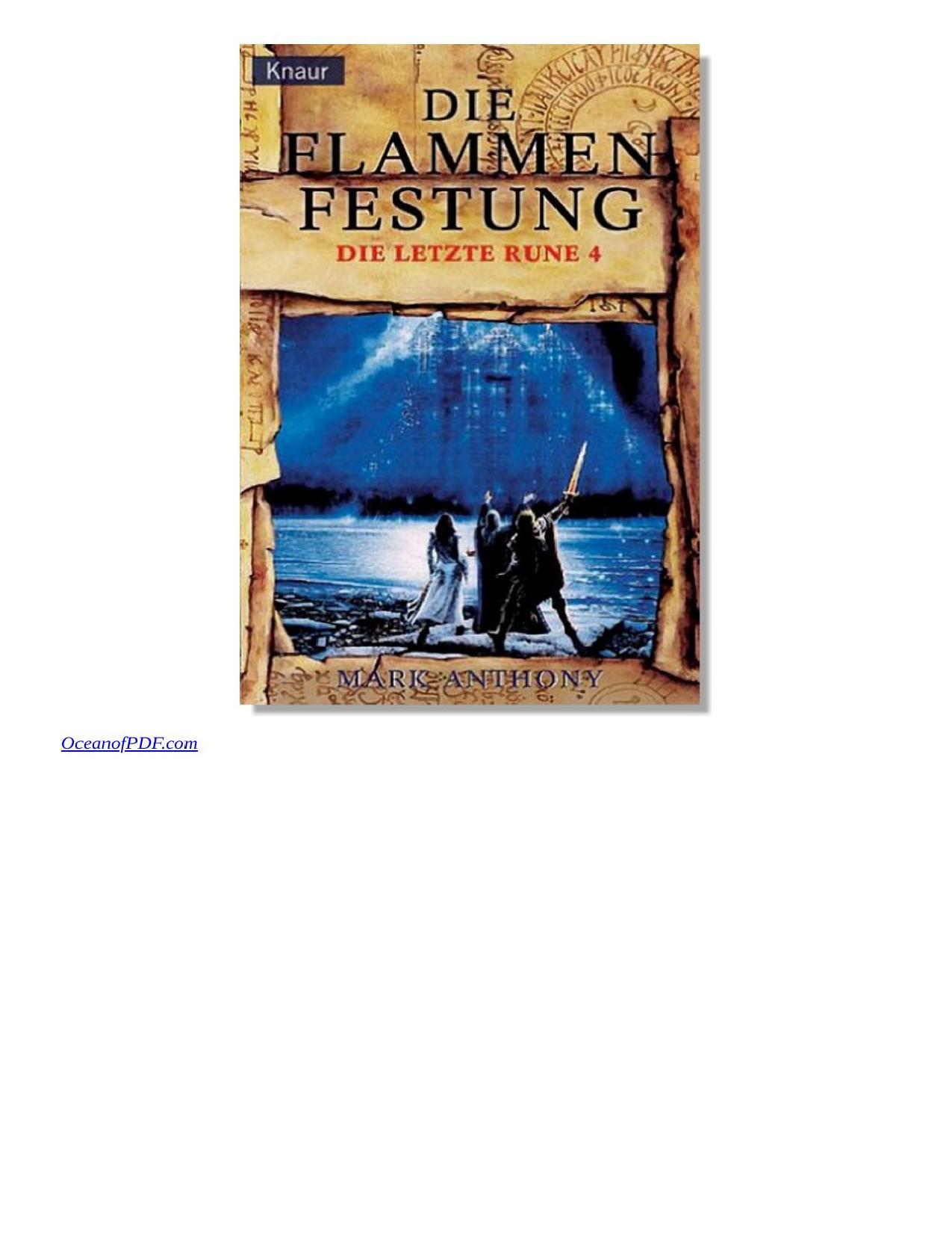 Buchcover: Die Flammenfestung, Die letzte Rune 4 von Mark Anthony