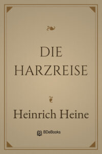 Die Harzreise by Heinrich Heine, book cover