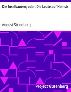 Die Inselbauern oder Die Leute auf Hemsö, Buchcover