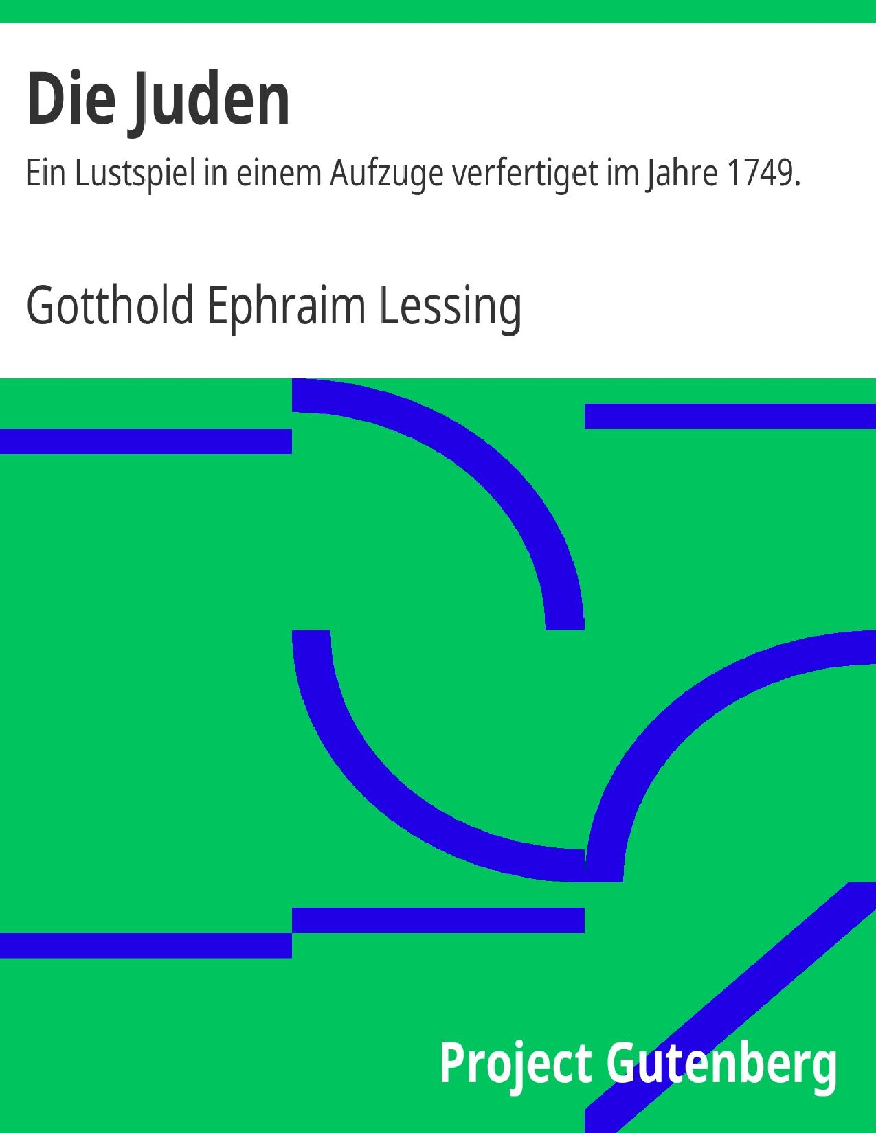 Buchcover: Die Juden von Gotthold Ephraim Lessing
