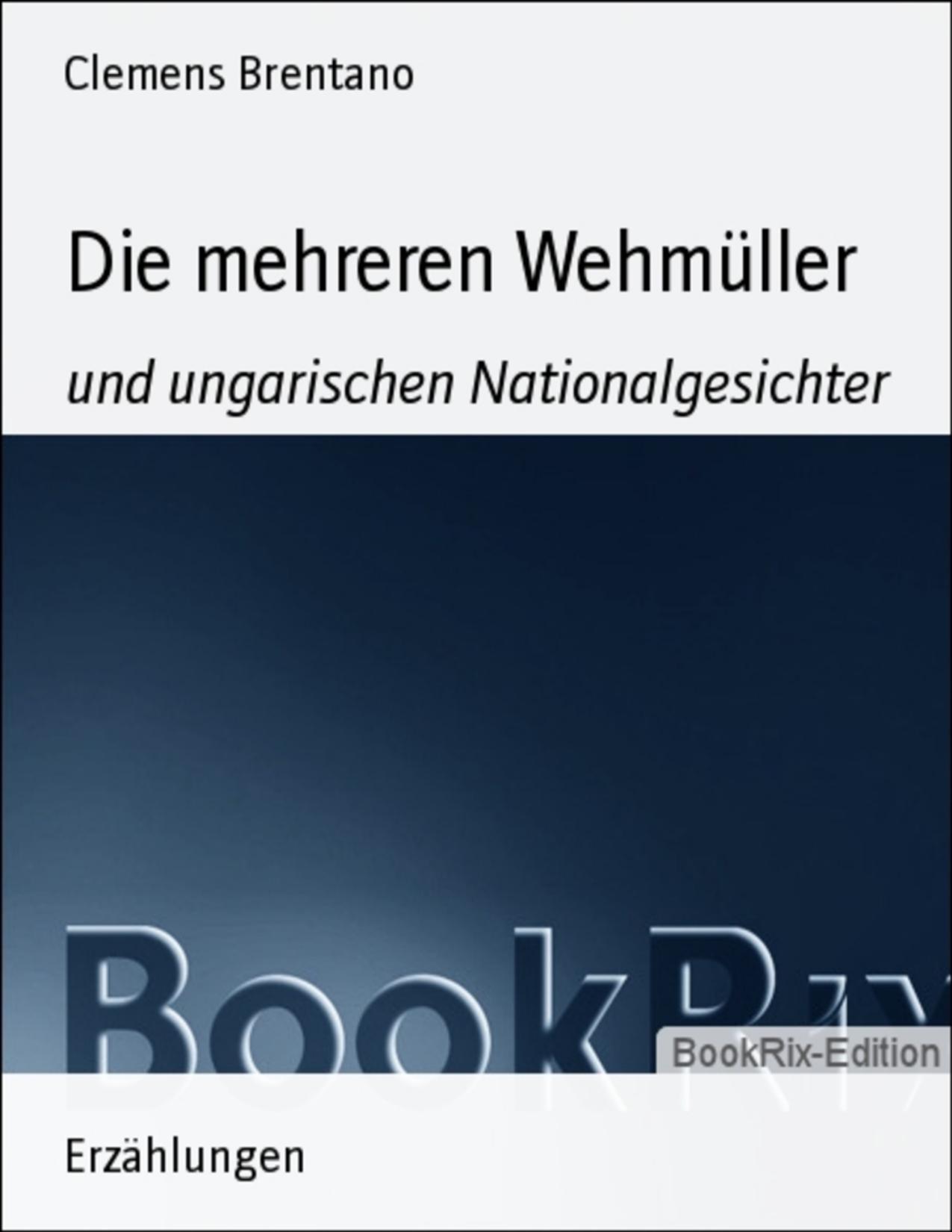 Buchcover: Die mehreren Wehmüller von Clemens Brentano