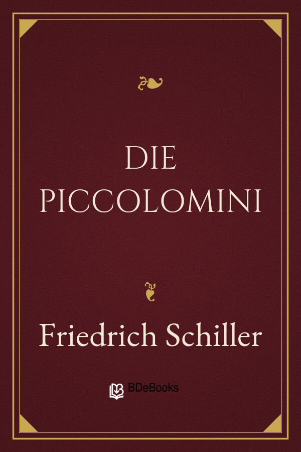 Buchcover: Die Piccolomini von Friedrich Schiller