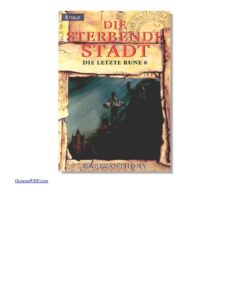 Die sterbende Stadt, Die letzte Rune 6, Buchcover