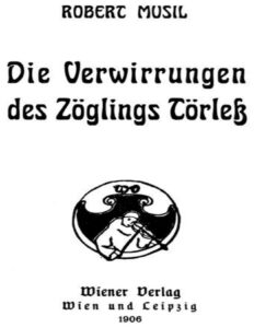 Die Verwirrungen des Zöglings Törleß by Robert Musil, book cover
