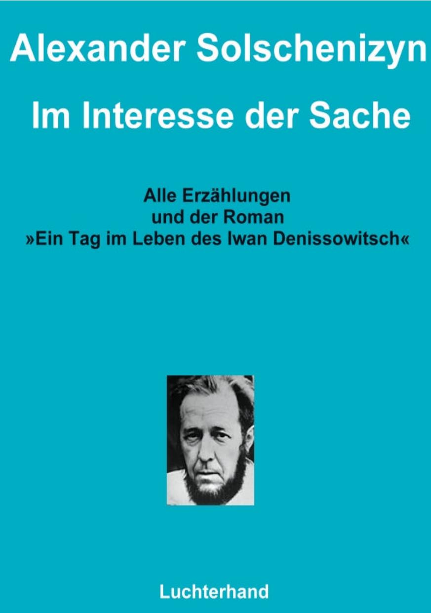 Buchcover: Ein Tag im Leben des Iwan Denissowitsch von Alexander Solschenizyn