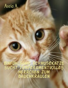 Einfühlsame Schmusekatze sucht temperamentvolles Herrchen zum Bauchkraulen by Areia A., book cover