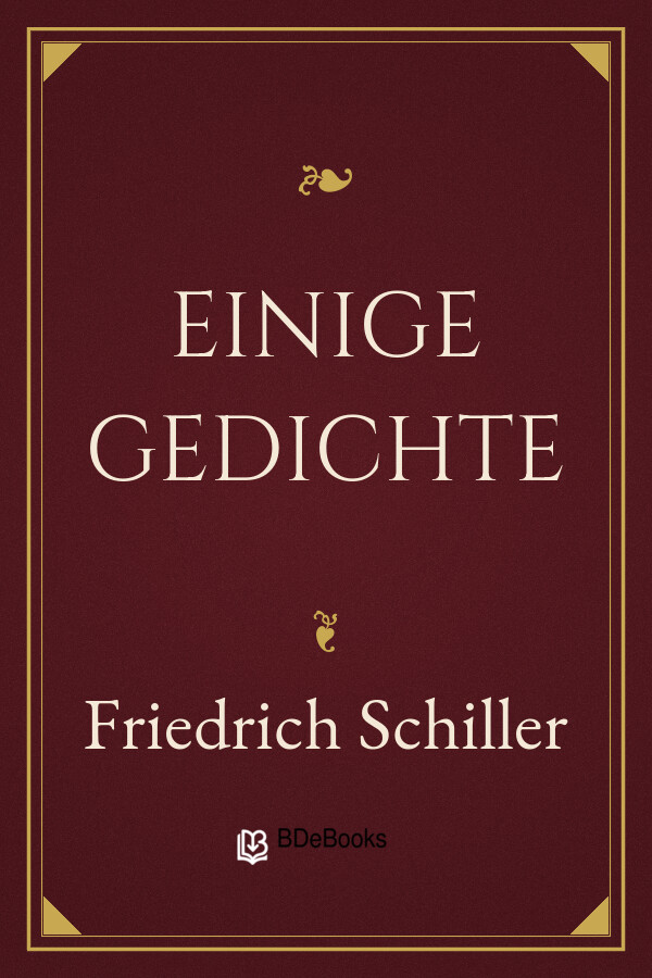 Buchcover: Einige Gedichte von Friedrich Schiller