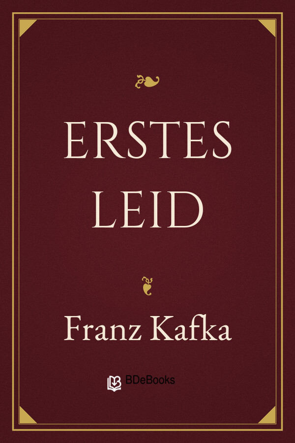Buchcover: Erstes Leid von Franz Kafka