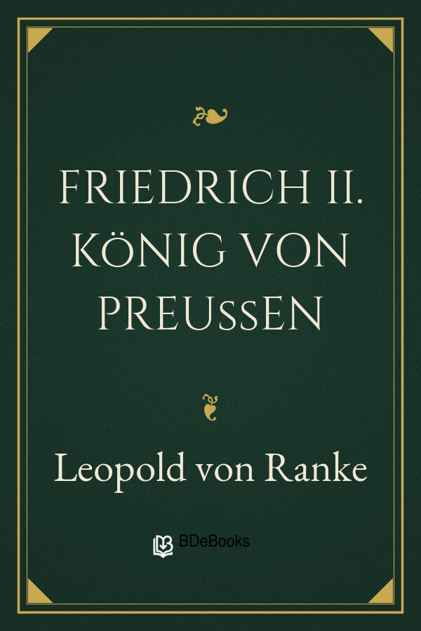 Buchcover: Friedrich II. König von Preußen von Leopold von Ranke