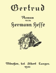 Gertrud by Hermann Hesse, book cover