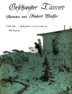 Geschwister Tanner by Robert Walser, book cover