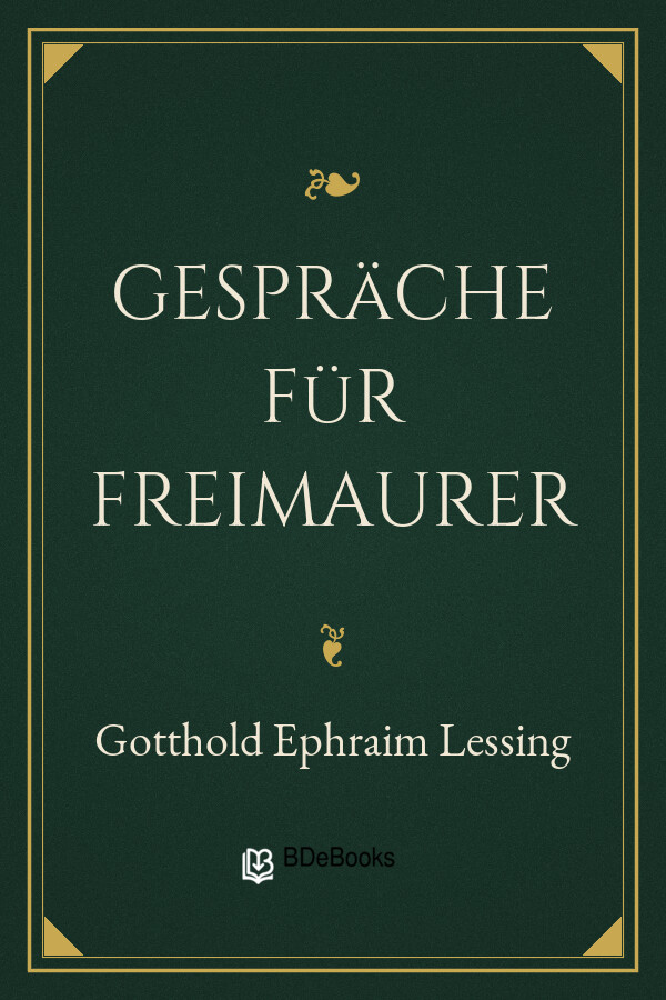 Buchcover: Gespräche für Freimaurer von Gotthold Ephraim Lessing