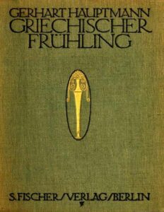 Griechischer Frühling by Gerhart Hauptmann, book cover