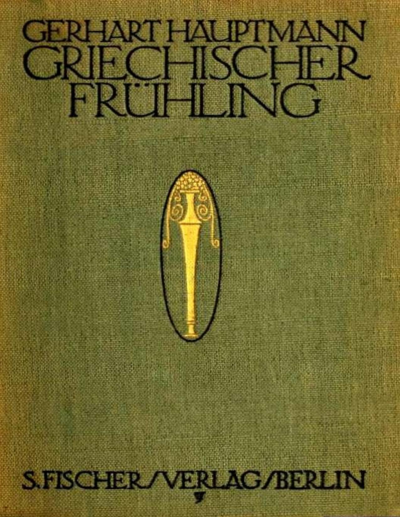 Buchcover: Griechischer Frühling von Gerhart Hauptmann