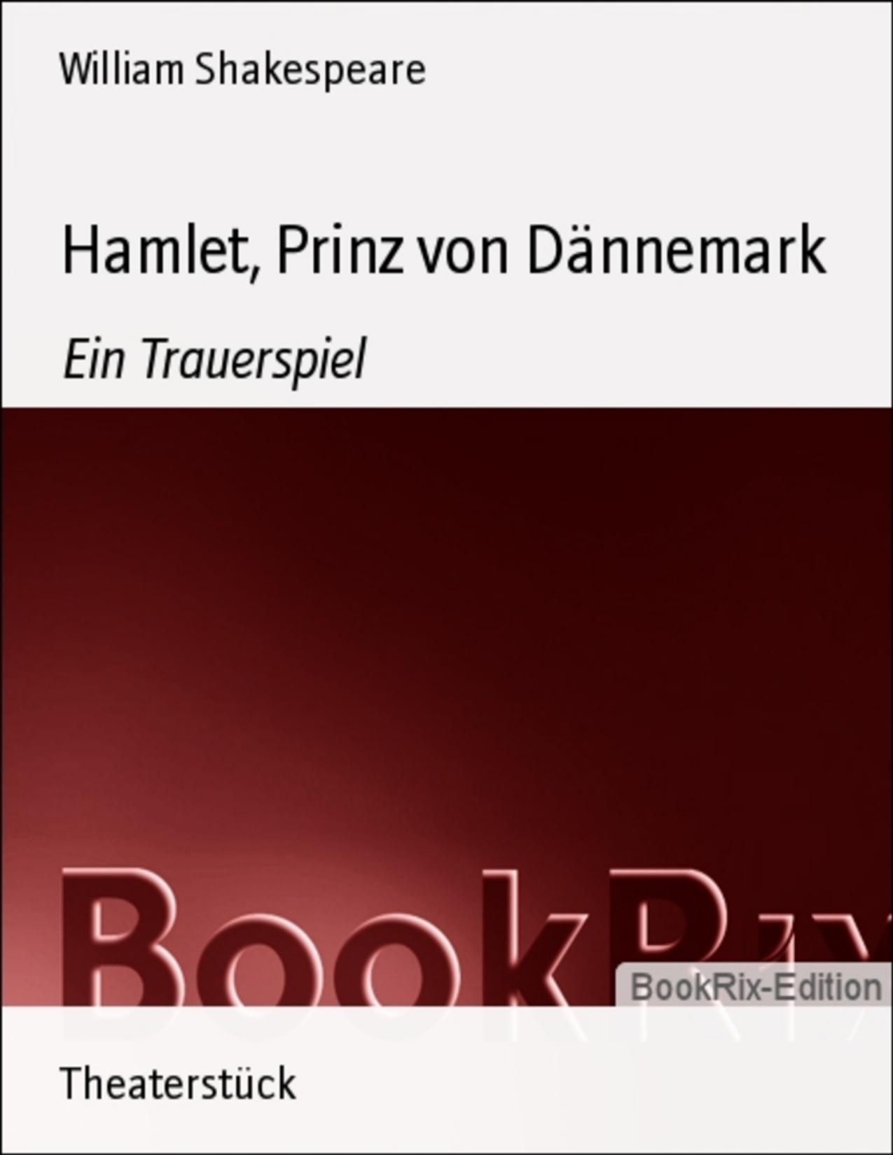 Buchcover: Hamlet, Prinz von Dänemark von William Shakespeare