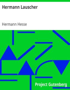 Hermann Lauscher by Hermann Hesse, book cover